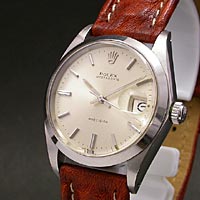 ロレックス オイスターデイト Ref.6694 シルバー文字盤 アンティークウオッチ